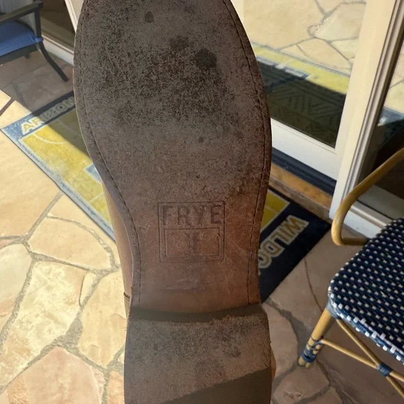 Frye Melissa Tan Leather Boots - Picture 4 of 6